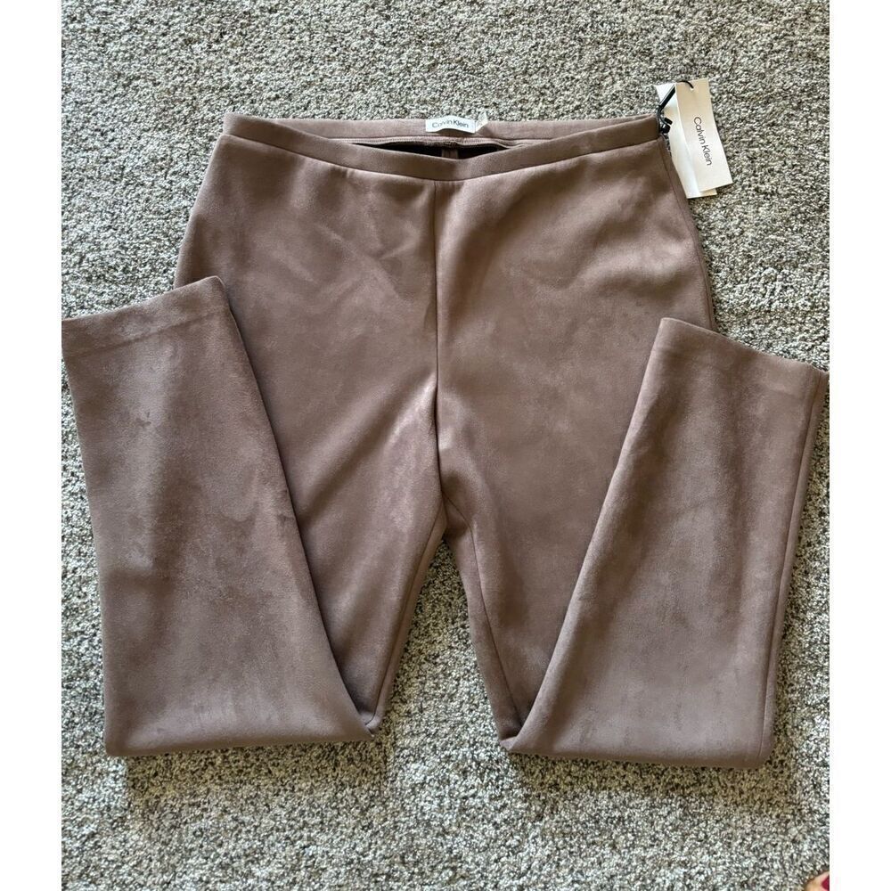 Calvin Klein Women’s Faux Suede Pants Sz16